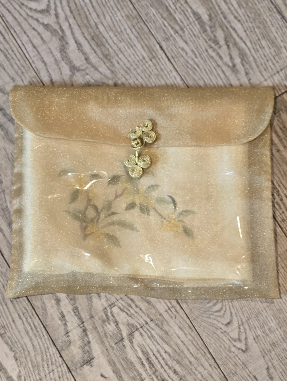 NWT!! 100% Silk Embroidered Floral Scarf, Ivory Suzhou Style, Size 13 1/2" X 60" - Picture 3 of 8